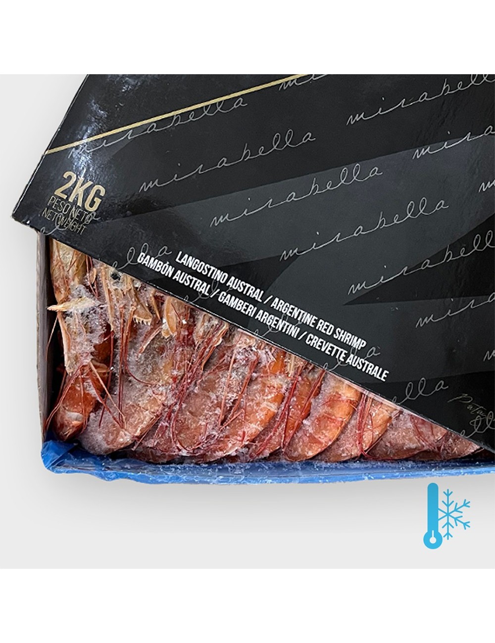 Whole raw shrimps - Block - 20/30 ppk